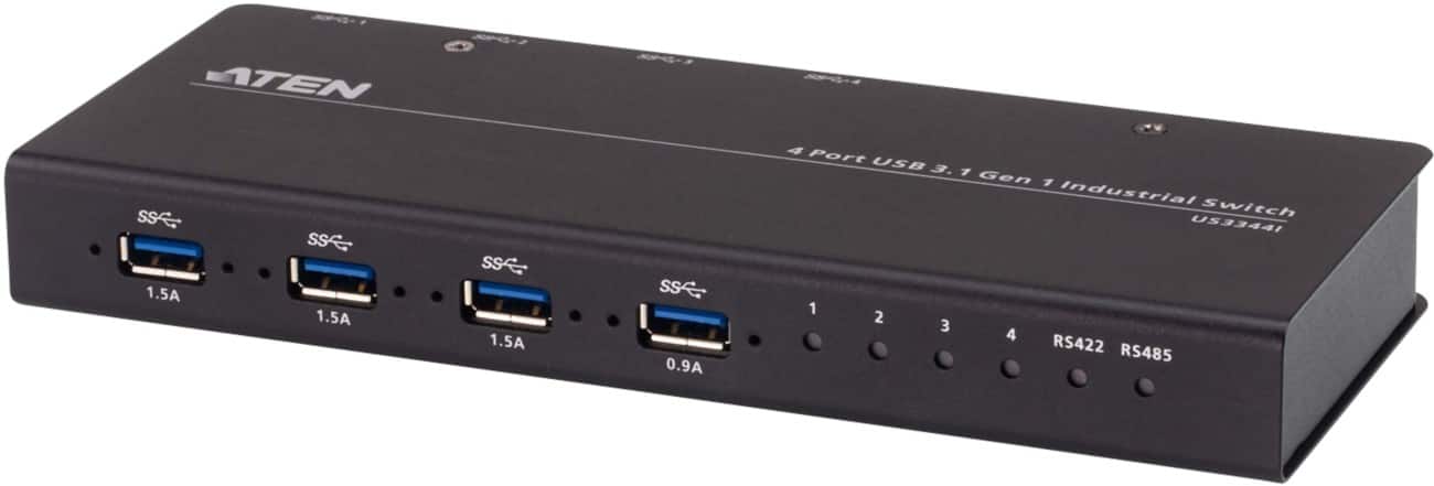 4 x 4 USB 3.2 Gen 1 Industrial Hub Switch