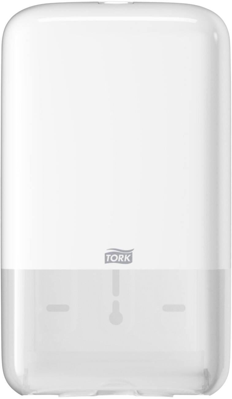 Tork Folded Toilet Paper Dispenser White T3 Compact Elevation Range 556000