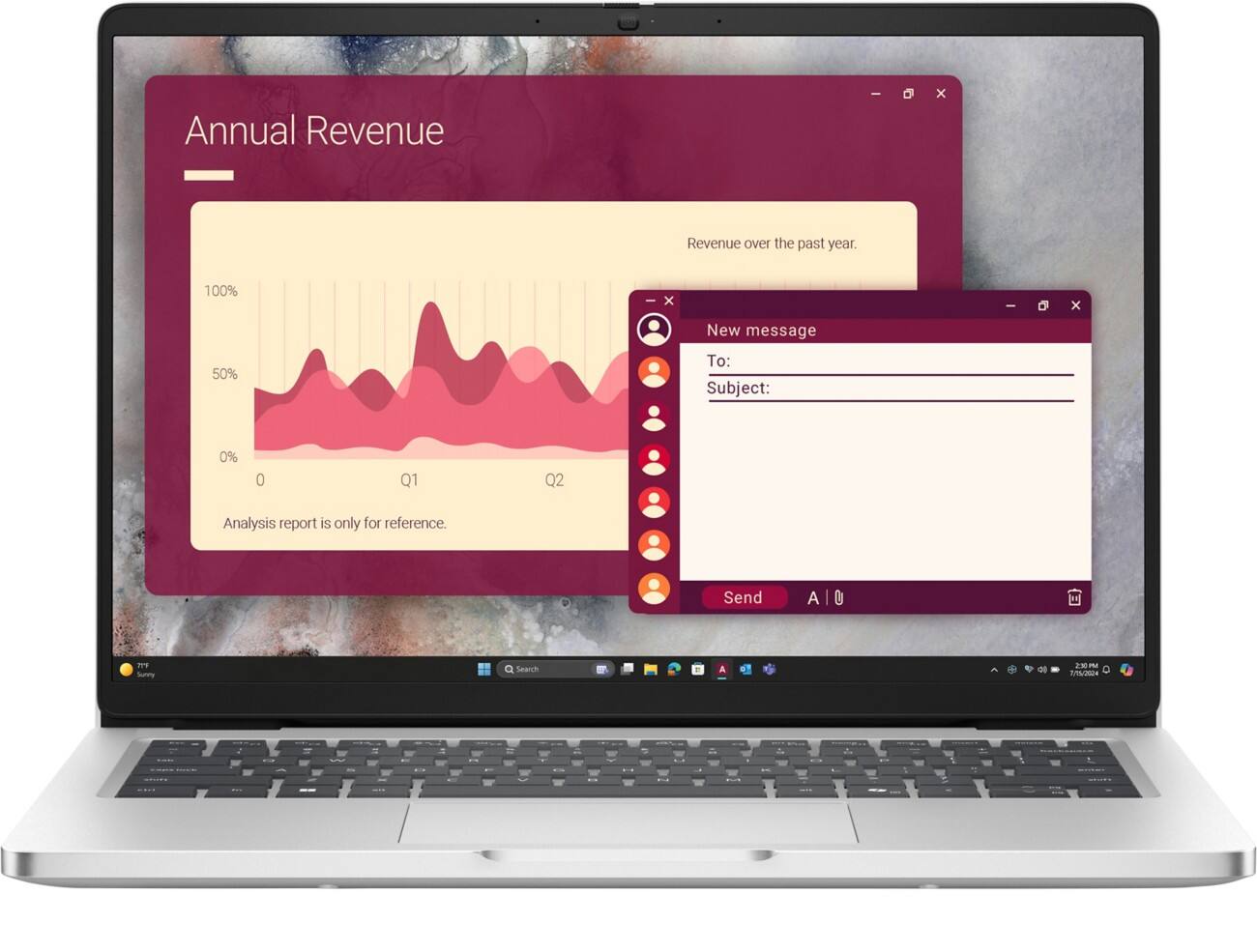 DELL Pro 14 14 inch Laptop Intel Core Ultra 5 235U 16GB 512GB SSD Full HD+ Windows 11 Pro Platinum PC14250