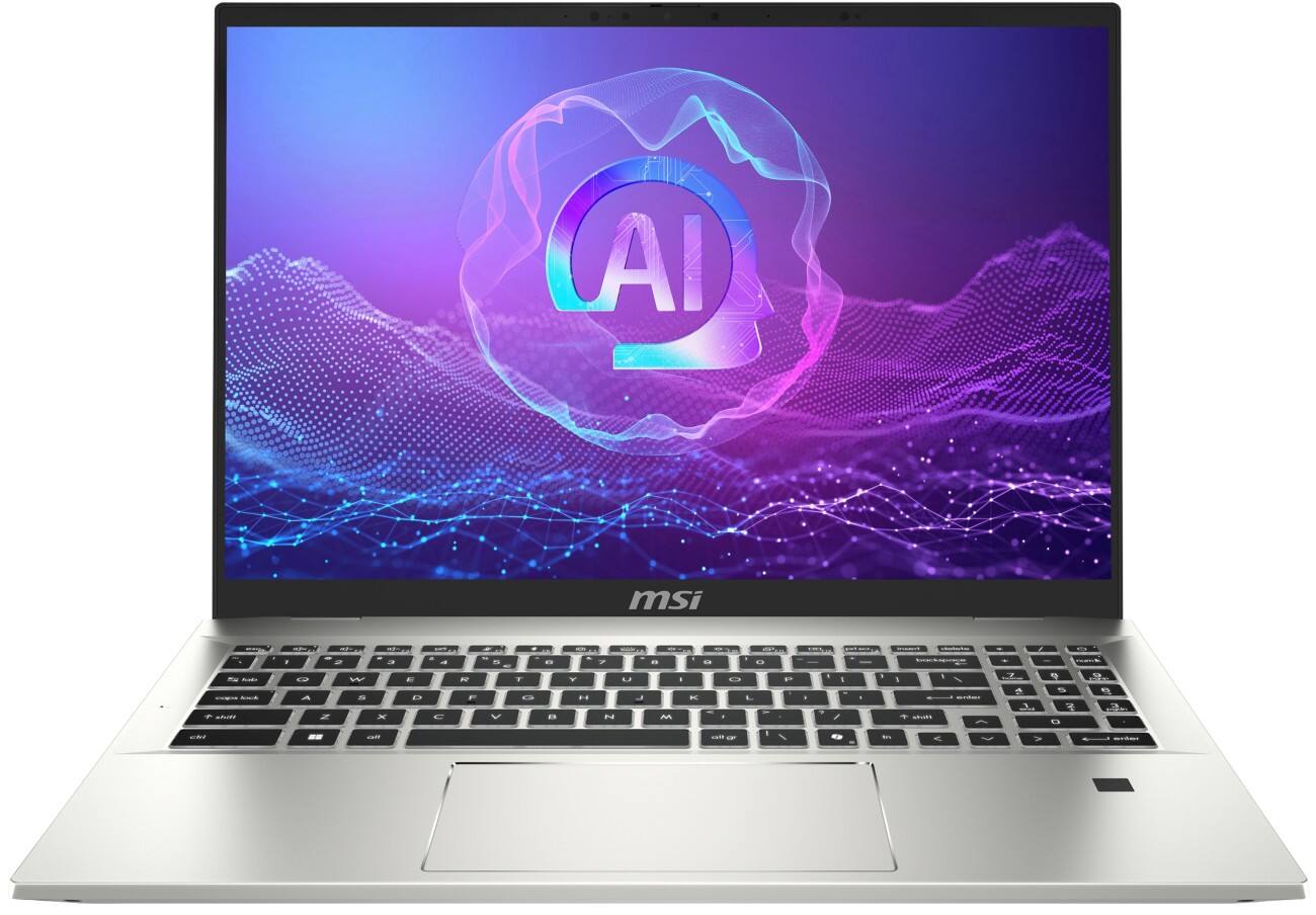 MSI Prestige A16 AI+ 16 inch Laptop AMD Ryzen AI 9 365 32 GB 1 TB SSD Quad HD+ Windows 11 Home Silver A3HMG-028UK