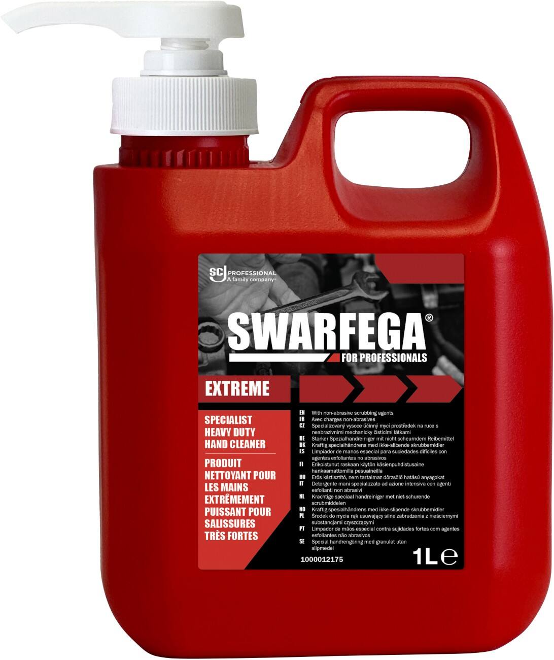 Swarfega EXTREME Heavy Duty Hand Cleaner Red SHD1LMP 1 L