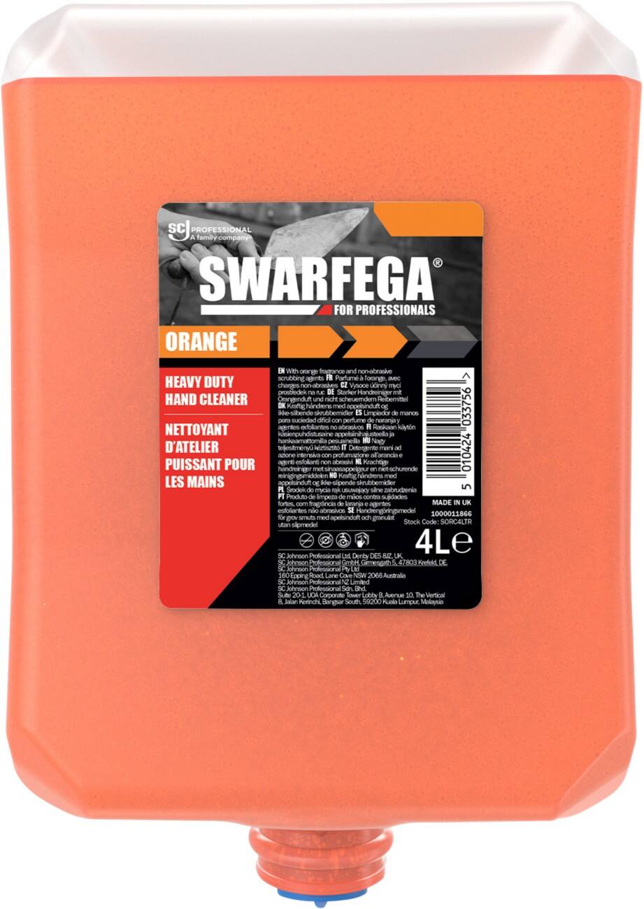 Swarfega ORANGE Hand Soap Liquid Mandarin SORC4LTR 4 L