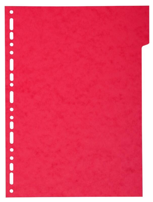Exacompta Blank Blank Dividers A4+ Assorted 5 Part 220 gsm Cardboard 18 Holes 2105E