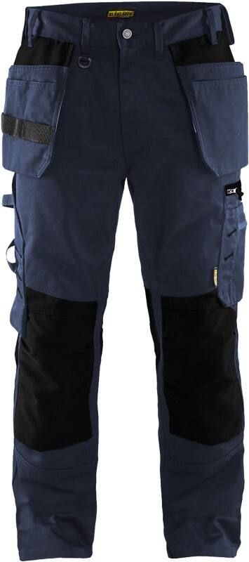 BLÅKLÄDER Trousers 15551860 Cotton, PL (Polyester) Dark Navy, Black Size 43S
