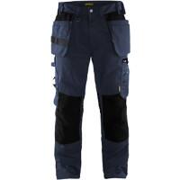 BLÅKLÄDER Trousers 15551860 Cotton, PL (Polyester) Dark Navy, Black Size 45S