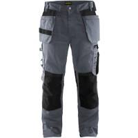 BLÅKLÄDER Trousers 15551860 Cotton, PL (Polyester) Grey, Black Size 33L