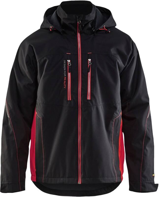 BLÅKLÄDER Jacket 48901977 PL (Polyester) Black, Red Size S