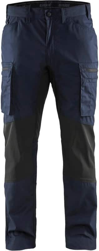 BLÅKLÄDER Trousers 14591845 Cotton, PL (Polyester) Dark Navy, Black Size 47S