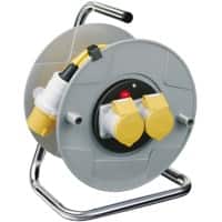 Brennenstuhl Standard Cable Reel AK 260 110V 2-way CEE socket H05VV-F 3G1,5 25m Grey