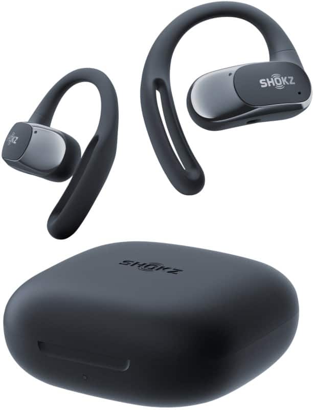 Shokz OpenFit Air Wireless Earbuds Bluetooth Open-Ear Black