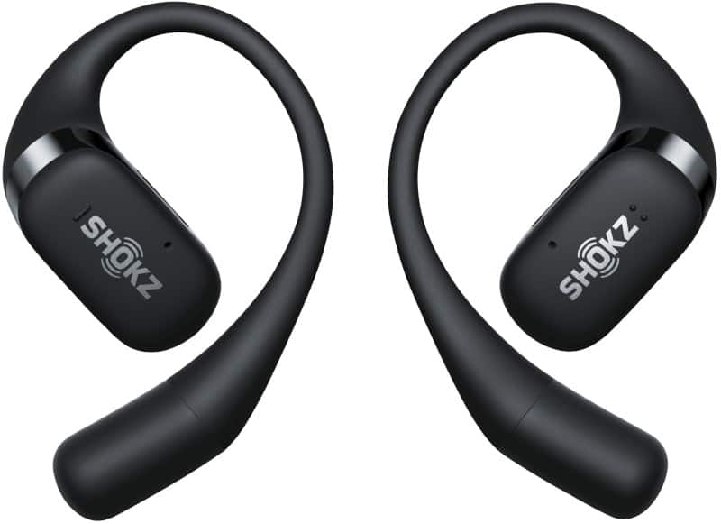 Shokz OpenFit Wireless Earbuds Bluetooth Open-Ear Black