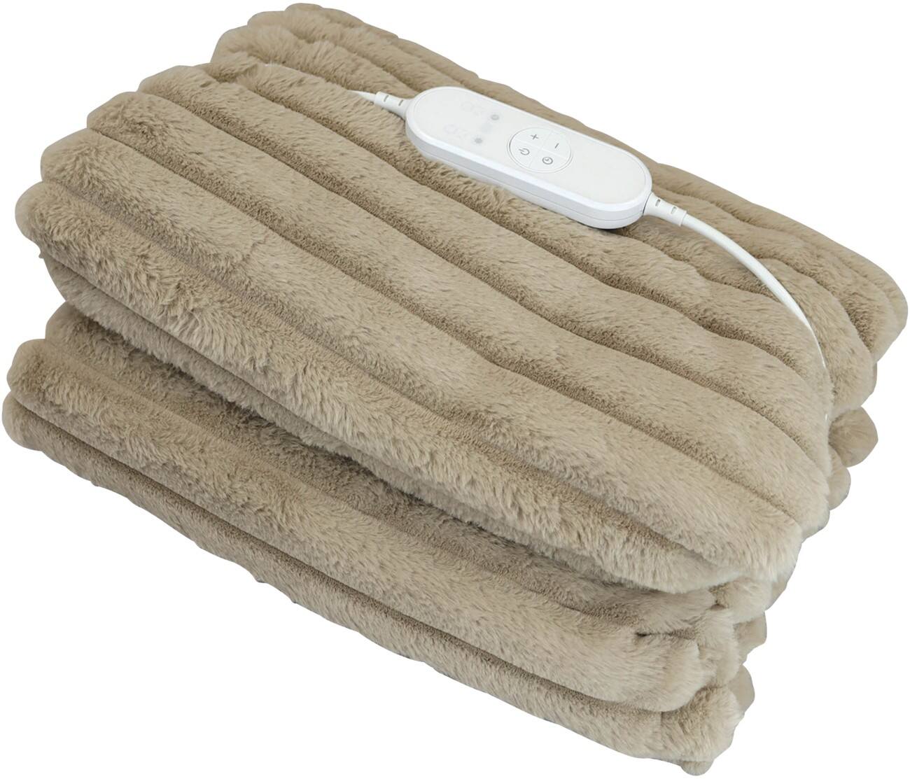 igenix Heated Blanket Throw 160 X 130Cm Digital Control Beige