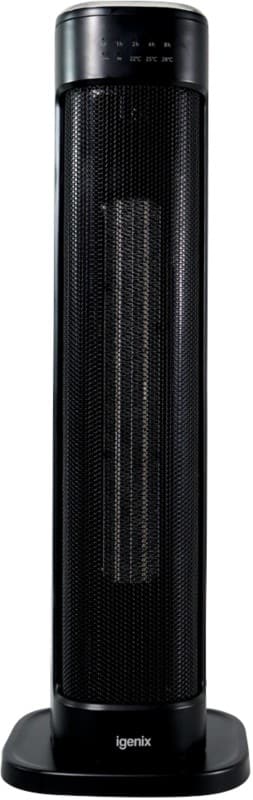 igenix 2000W Ptc Tower Heater Black