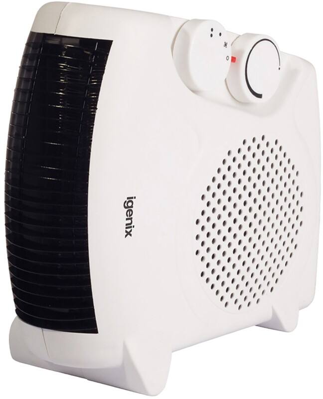 igenix 2Kw Upright/Flat Fan Heater White