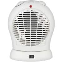 igenix 2Kw Oscillating Fan Heater White