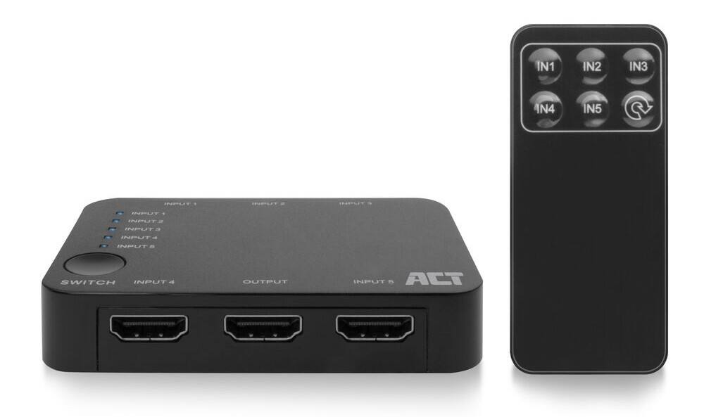 ACT HDMI Switch 5 in 1 out