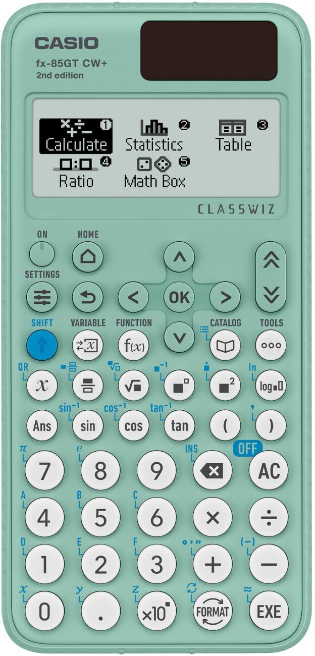 Casio PLUSEG Scientific Calculator Digit Display Green Battery FX-85GTCW