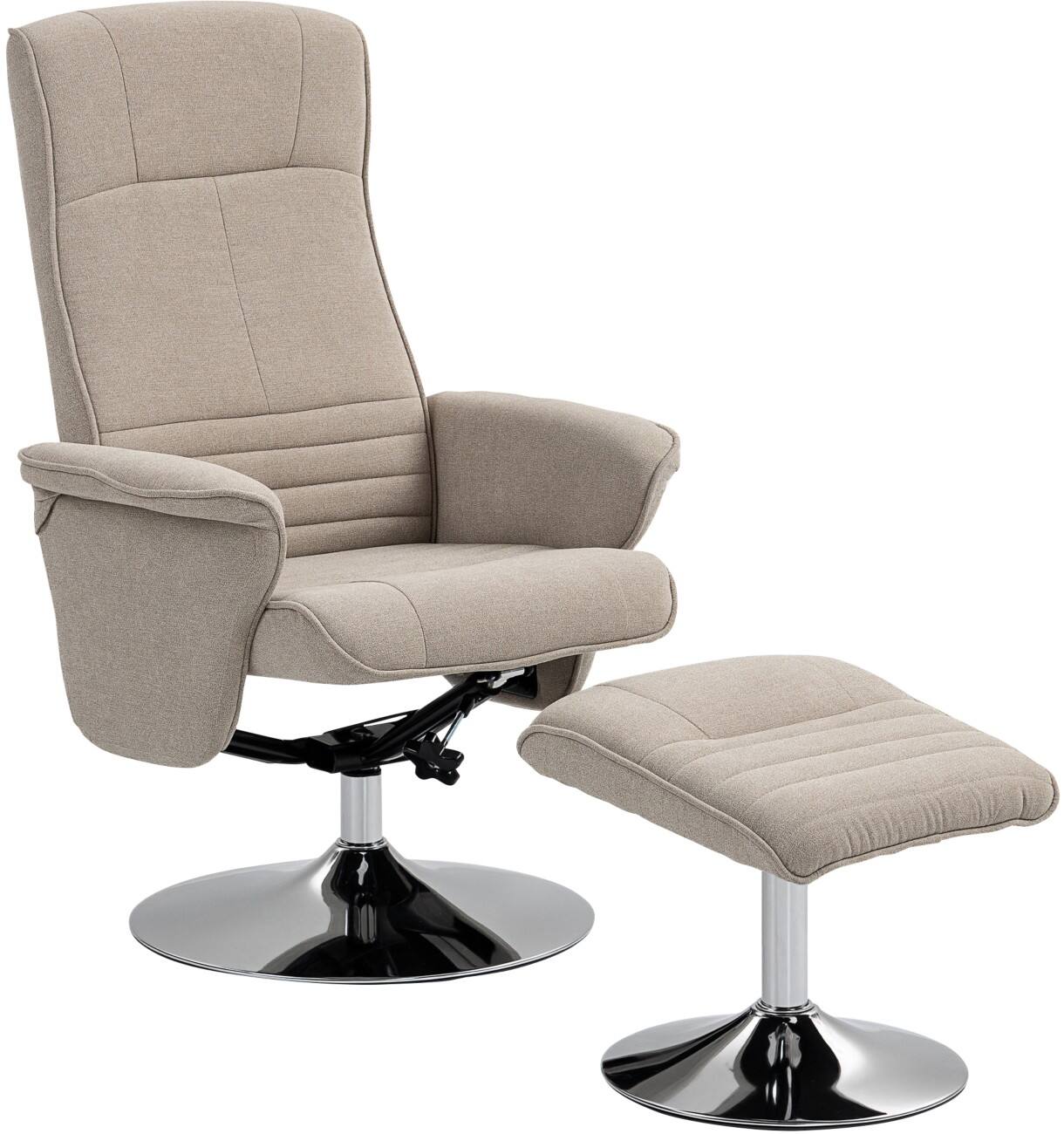 HOMCOM Sofa Chair Beige 150 kg 839-391V70BG 690 x 710 x 1,040 mm