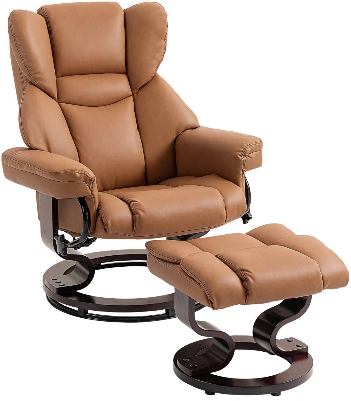 HOMCOM Sofa Chair Brown 160 kg 833-698V70BN 790 x 800 x 1,000 mm