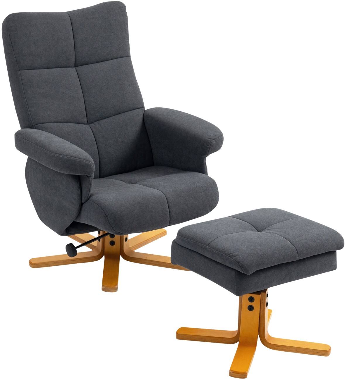 HOMCOM Sofa Chair Grey 120 kg 833-358V71GY 800 x 860 x 990 mm