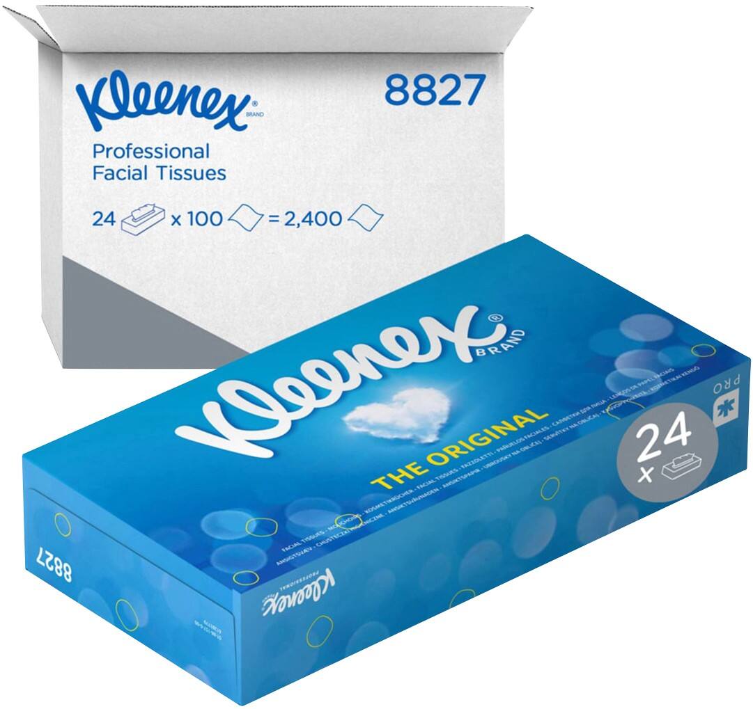 Kleenex Facial Tissues 2 Ply 8827 White