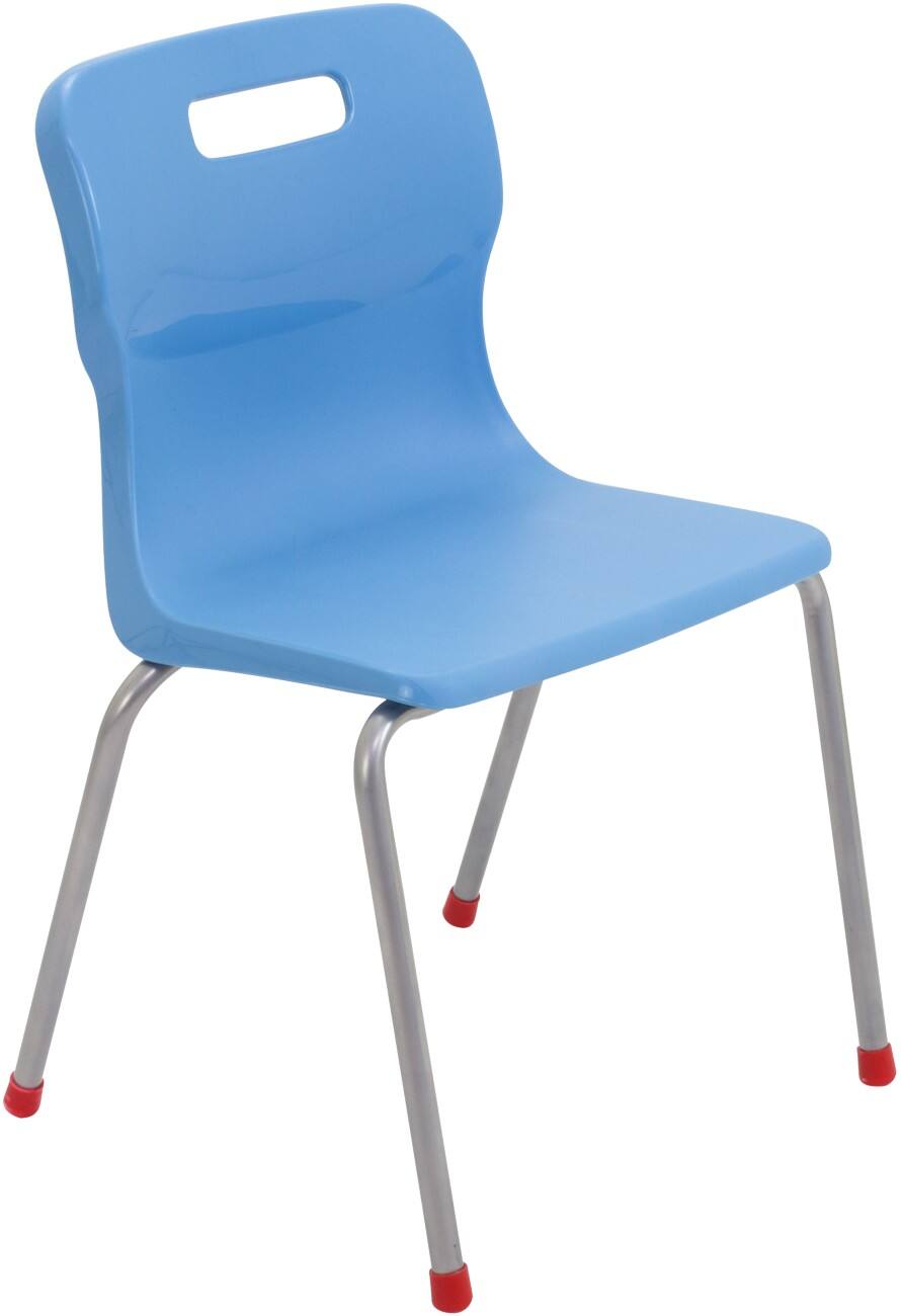 TITAN Chair Plastic Without armrest Sky Blue T14-CB 430 x 410 x 95 mm 8-11 years