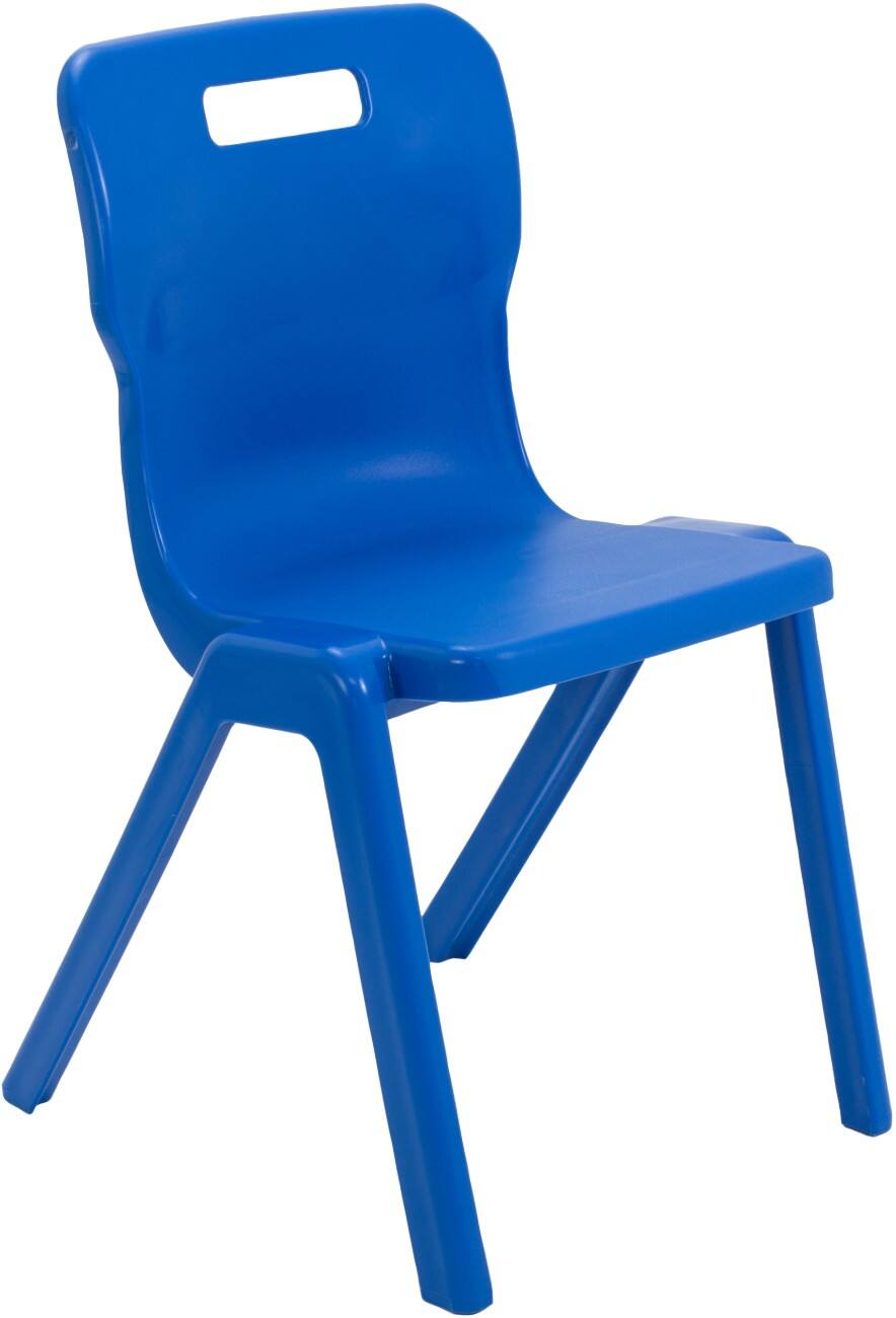 TITAN ONE-PIECE Chair Plastic Without armrest Blue T6-B 470 x 530 x 158 mm 14+ years