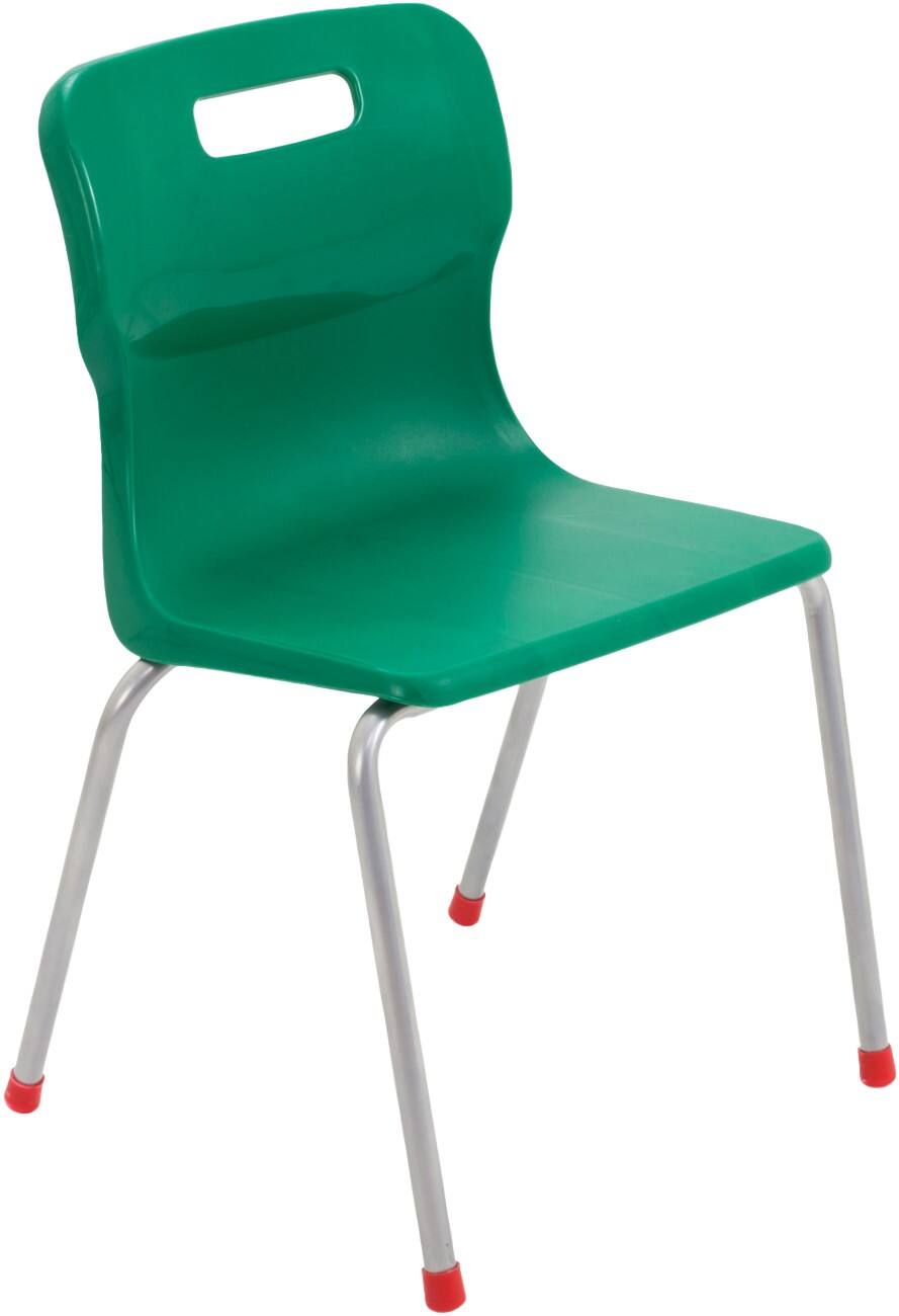 TITAN Chair Plastic Without armrest Green T14-GN 430 x 410 x 95 mm 8-11 years