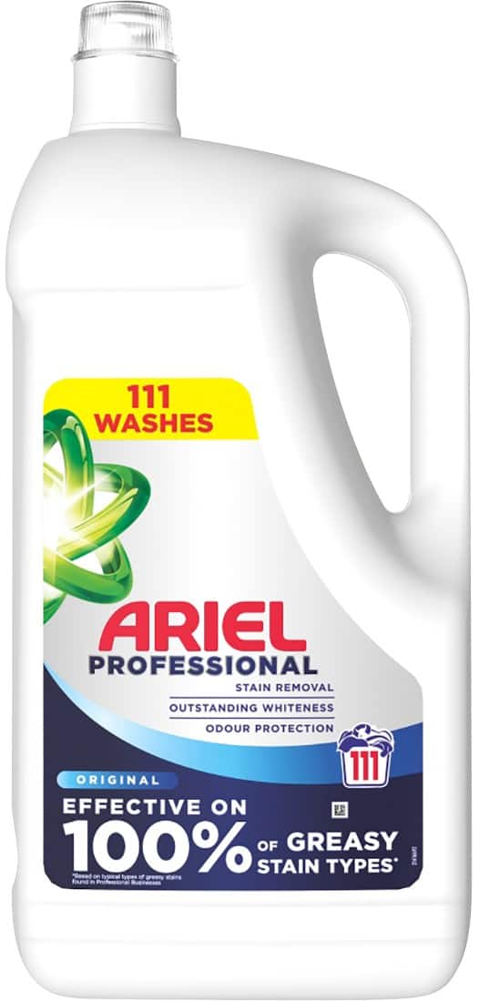 Ariel Professional Laundry Detergent Original Liquid 4.995L 111 Washes 