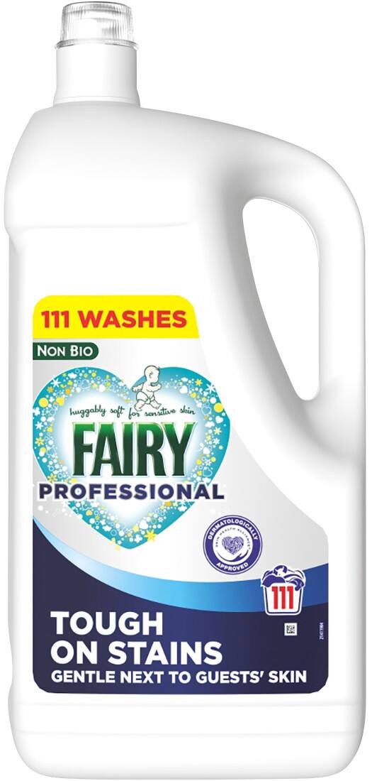 Fairy Professional Laundry Detergent Liquid 4.995L 111 Washes 