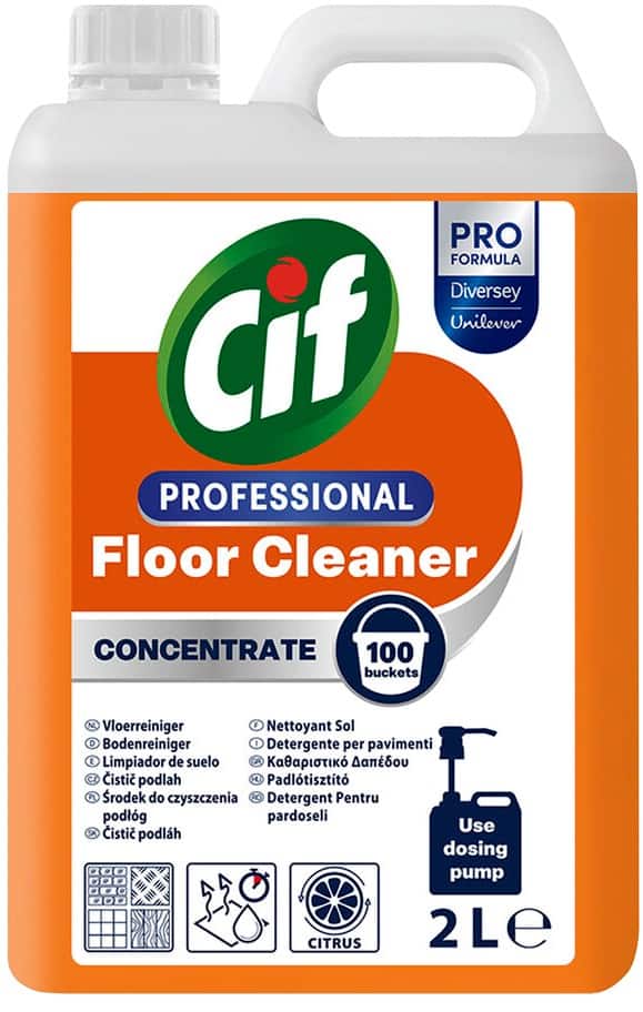 Cif Professional Floor Cleaner Citrus, Floral 2 L
