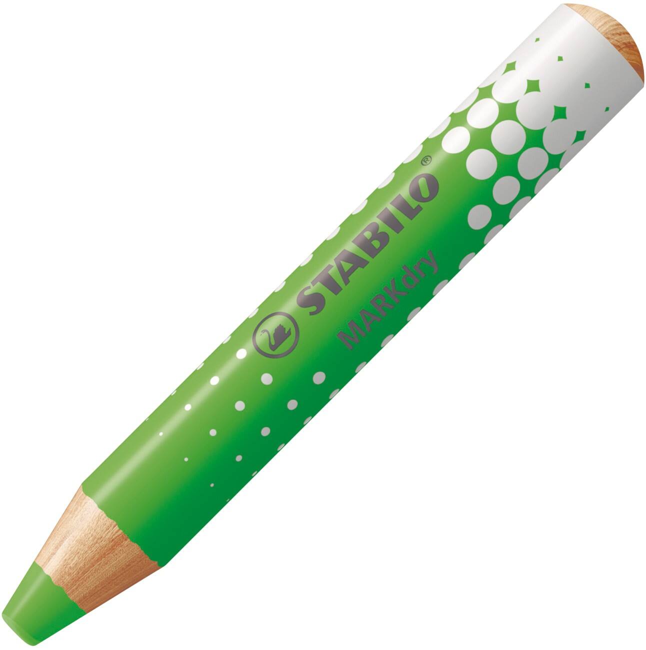 STABILO MARKdry 648/4-01 Non-permanent Marker Assorted Extra Broad Conical Pack of 4