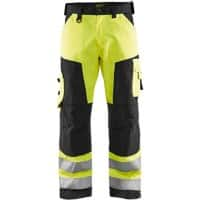 BLÅKLÄDER Trousers 15661811 Cotton, PL (Polyester) Yellow, Black Size 42R