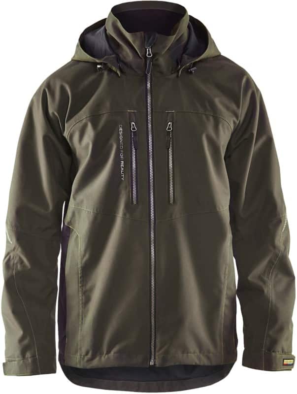 BLÅKLÄDER Jacket 48901977 PL (Polyester) Dark Olive Green, Black Size 4XL