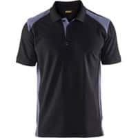 BLÅKLÄDER T-shirt 33241050 Cotton, PL (Polyester) Black, Grey Size XXL