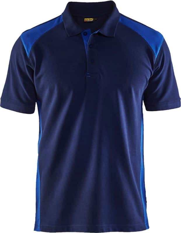 BLÅKLÄDER T-shirt 33241050 Cotton, PL (Polyester) Navy Blue, Cornflower Blue Size 4XL