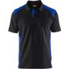 BLÅKLÄDER T-shirt 33241050 Cotton, PL (Polyester) Black, Cornflower Blue Size L