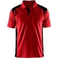 BLÅKLÄDER T-shirt 33241050 Cotton, PL (Polyester) Red, Black Size L