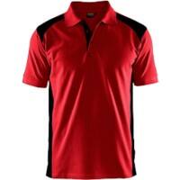 BLÅKLÄDER T-shirt 33241050 Cotton, PL (Polyester) Red, Black Size XXXL