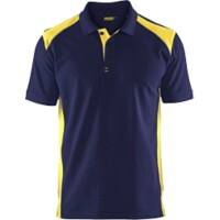 BLÅKLÄDER T-shirt 33241050 Cotton, PL (Polyester) Navy Blue, Yellow Size S