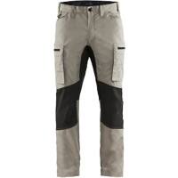 BLÅKLÄDER Trousers 14591845 Cotton, PL (Polyester) Stone, Black Size 30R