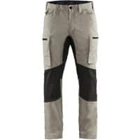 BLÅKLÄDER Trousers 14591845 Cotton, PL (Polyester) Stone, Black Size 32R