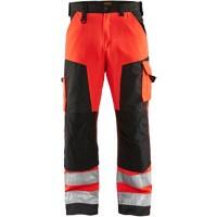 BLÅKLÄDER Trousers 15661811 Cotton, PL (Polyester) Red , Black Size 30R