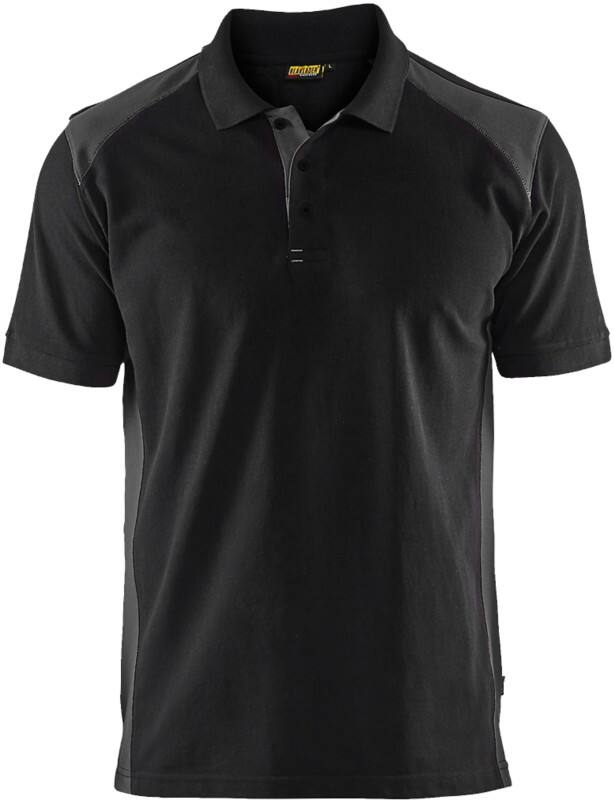 BLÅKLÄDER T-shirt 33241050 Cotton, PL (Polyester) Black, Dark Grey Size 4XL