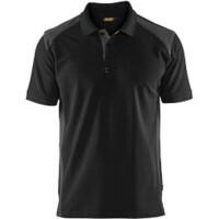 BLÅKLÄDER T-shirt 33241050 Cotton, PL (Polyester) Black, Dark Grey Size 4XL