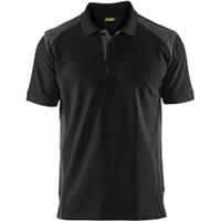 BLÅKLÄDER T-shirt 33241050 Cotton, PL (Polyester) Black, Dark Grey Size L
