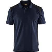 BLÅKLÄDER T-shirt 33241050 Cotton, PL (Polyester) Dark Navy, Black Size 4XL