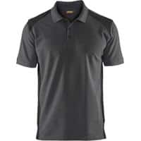 BLÅKLÄDER T-shirt 33241050 Cotton, PL (Polyester) Mid Grey, Black Size XL