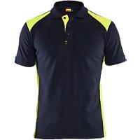 BLÅKLÄDER T-shirt 33241050 Cotton, PL (Polyester) Dark Navy Blue, Yellow Size L