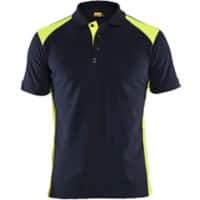 BLÅKLÄDER T-shirt 33241050 Cotton, PL (Polyester) Dark Navy Blue, Yellow Size M